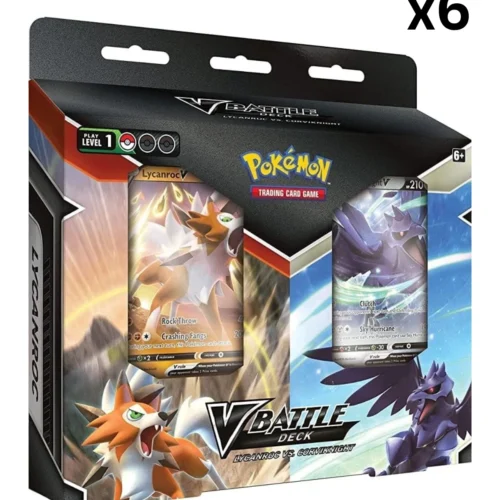 Pokemon TCG V Battle Deck Lycanroc vs Corviknight x6