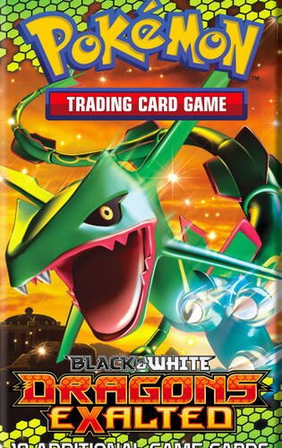 Black & White - Dragons Exalted Booster Pack - Rayquaza Art