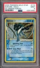 PSA 9 SUICUNE-HOLO EX UNSEEN FORCES