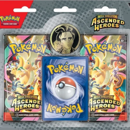 POKEMON MEGA EVOLUTION ASCENDED HEROES 2 PACK BLISTER 24 PACK BOX BLOWOUT CARDS
