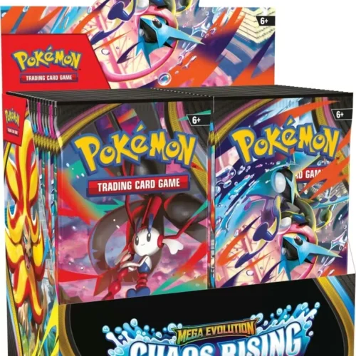 Pokemon Mega Evolution Chaos Rising Booster 6 Box Case